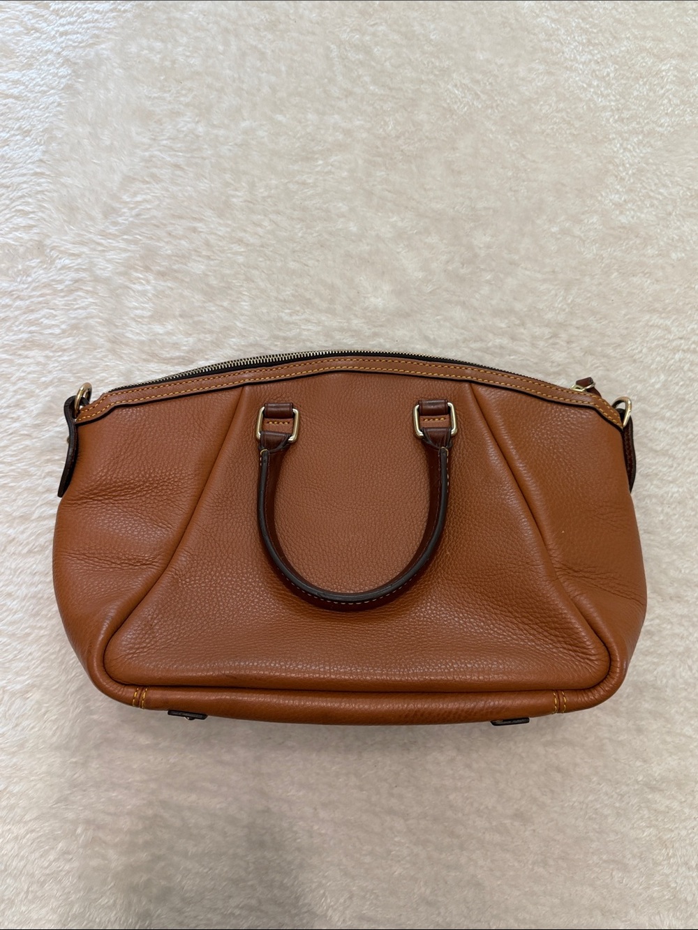 Dooney & Bourke Samba Pebbled Leather Satchel - Picture 4 of 10